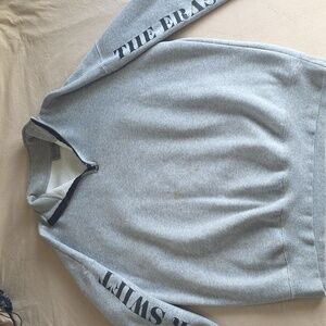 Taylor Swift 'The Eras Tour' Gray Zip-Up ( Non Tortured Poets Design)